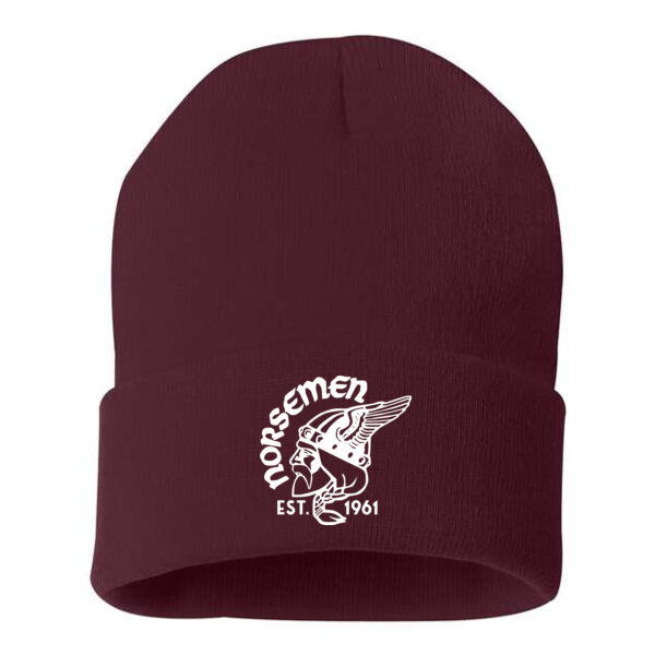 Sportsman - Solid 12" Cuffed Beanie - Embroidered Logo Thumbnail