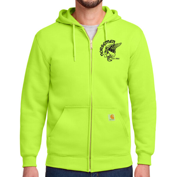 Carhartt® Midweight Hooded Zip-Front Sweatshirt - Embroidered & Printed Logos **Add Name For $5** Thumbnail