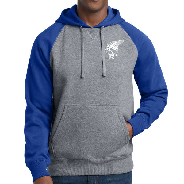 Sport-Tek® Raglan Colorblock Pullover Hooded Sweatshirt - Printed Logos **Add Name For $5** Thumbnail
