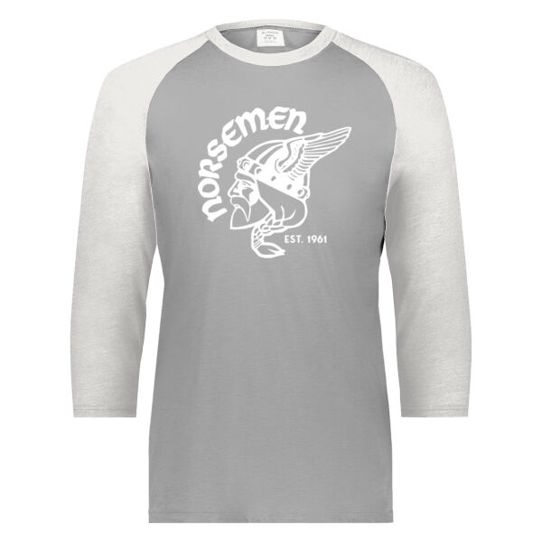 Augusta Sportswear - Gameday Vintage 3/4 Tee - Printed Logo Thumbnail