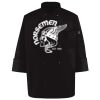 Ten Pearl Button Black Chef Coat Thumbnail