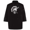Ten Pearl Button Black Chef Coat Thumbnail